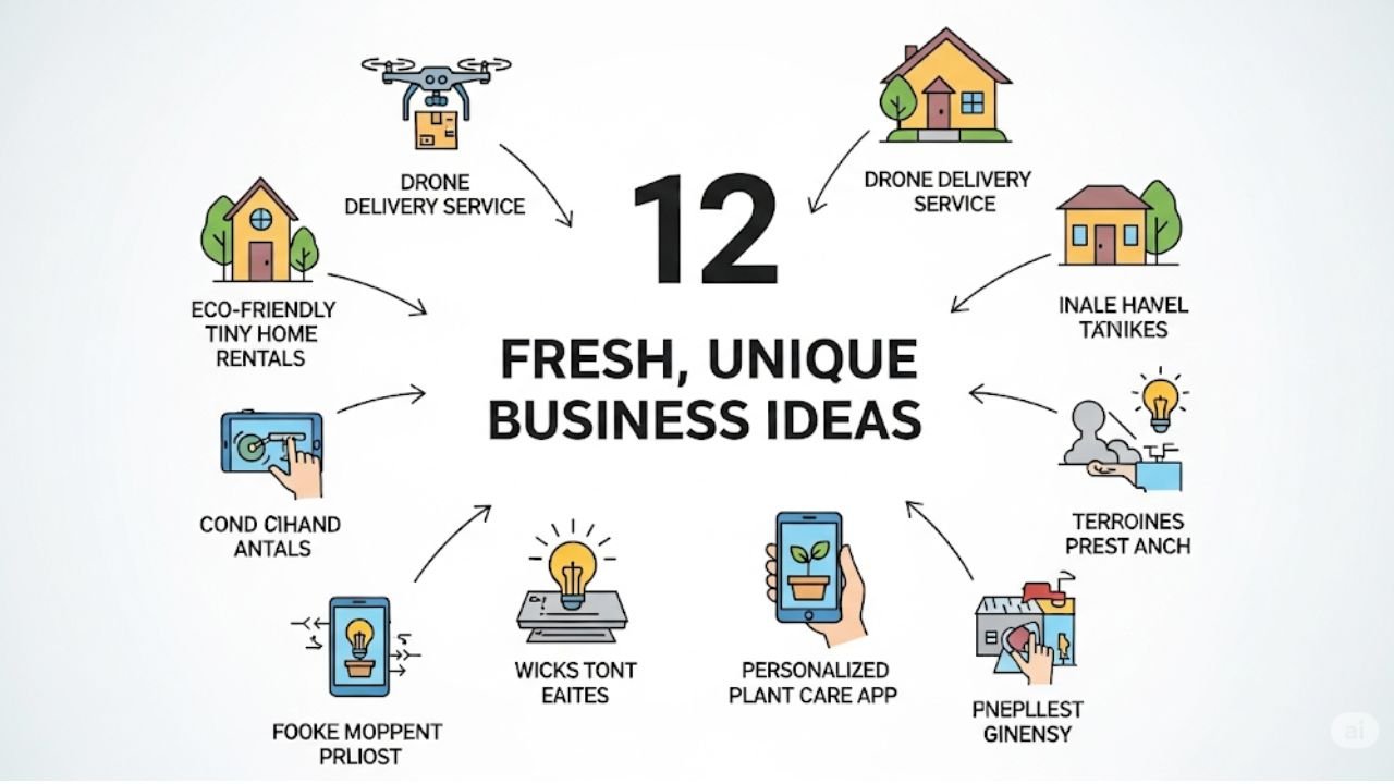 12 Fresh, Unique Business Ideas