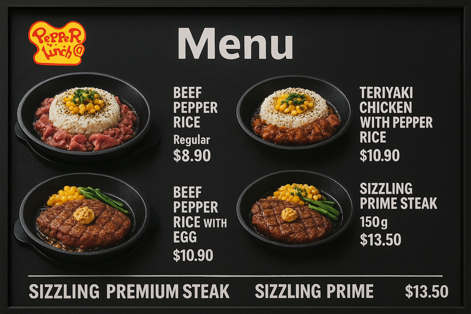 Pepper Lunch Menu (2025): Dishes, Sauces, Tips, & What to Order
