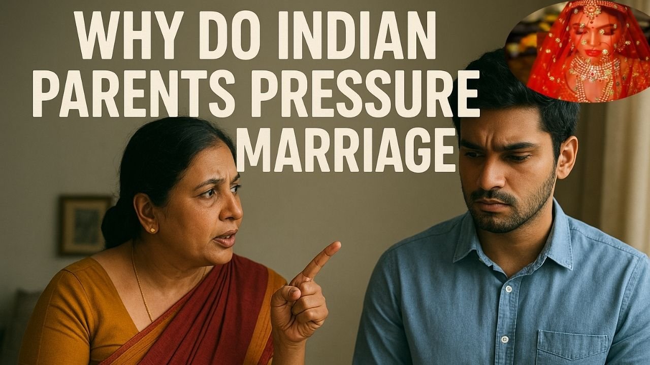 Why do Indian parents pressure marriage?